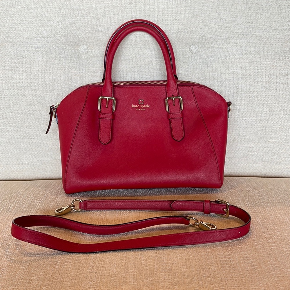 Tres Chic Red Kate Spade Purse